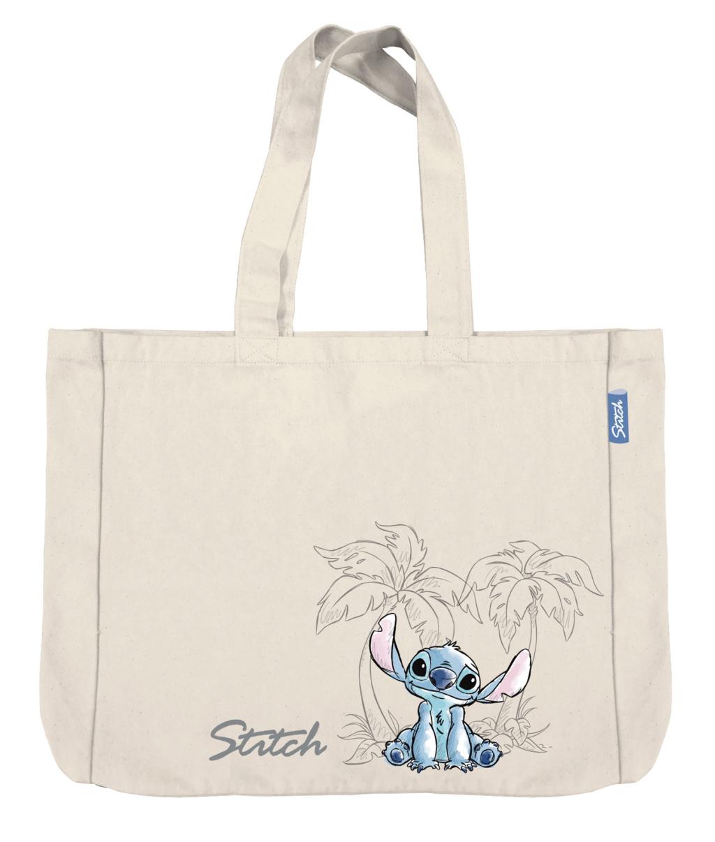 STITCH - Ohana - Grand Sac en Toile - 46x40,5x10cm