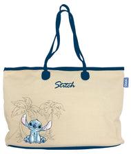 STITCH - Ohana & Blue - Grand Sac en Toile - 37x27x16cm