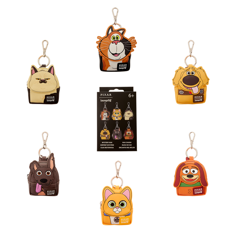 PIXAR - Chien Et Chat - Mini Backpack Bag Charm Loungefly Mystery Box