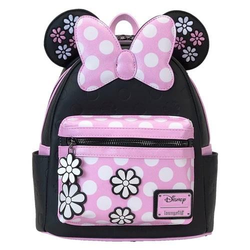 DISNEY - Minnie "Floral Rock the Dots" - Mini Sac à Dos LoungeFly