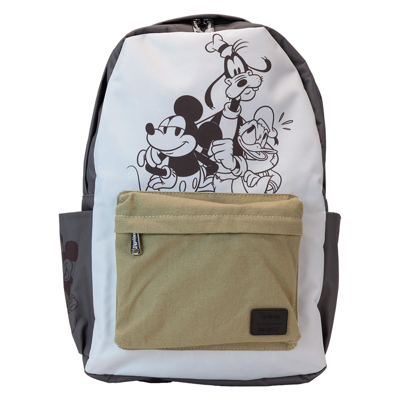 DISNEY - Mickey et amis - Sac à dos Canvas Nylon LoungeFly