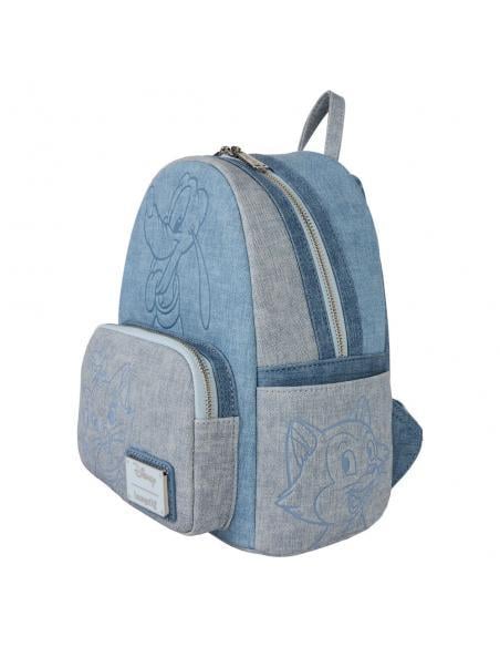 DISNEY - Chiens et Chats "Faux Denim" - Mini Sac à Dos LoungeFly