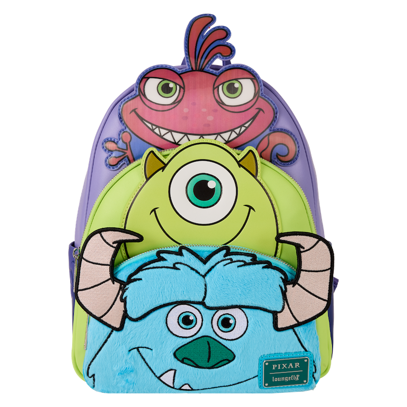 MONSTRE ET CIE - Bob, Sulley et Randall - Mini Sac à Dos LoungeFly
