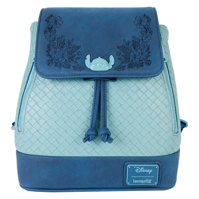 DISNEY - Stitch "Embroidered" - Mini Sac à Dos LoungeFly