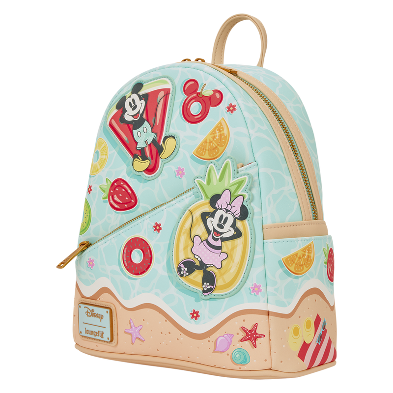 MICKEY & MINNIE - Beach Fun - Mini Sac à Dos LoungeFly
