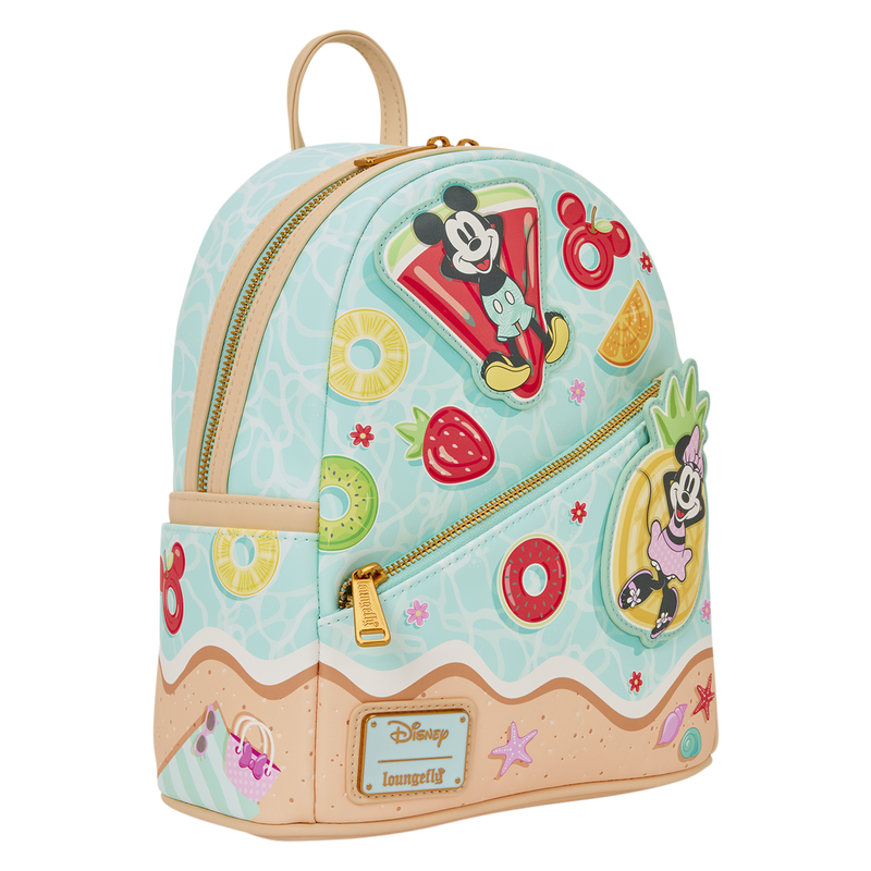 MICKEY & MINNIE - Beach Fun - Mini Sac à Dos LoungeFly
