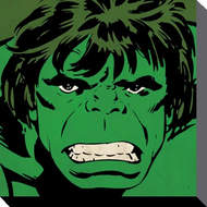 MARVEL COMICS - Canvas 40X40 '38mm' - HULK Close-Up