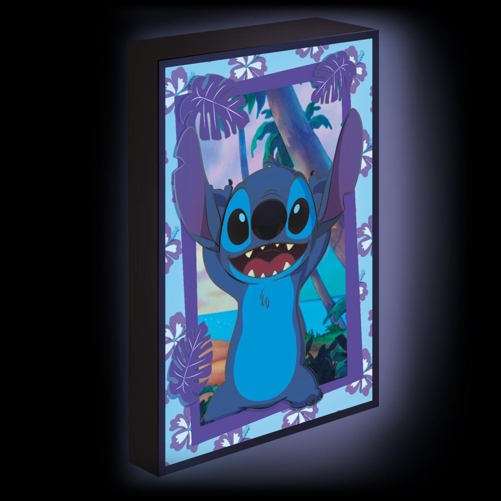 STITCH - Happy - Canvas Lumineux 40X30 Cm