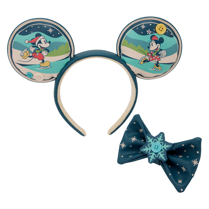 DISNEY - Mickey & Minnie "Holiday" - Serre tête LoungeFly
