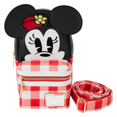 DISNEY - Minnie Mouse "Cup Holder" - Sac Bandoulière Loungefly
