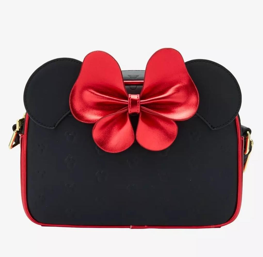 DISNEY - Minnie Mouse red bow - Sac bandoulière Loungefly 'Exclusive'