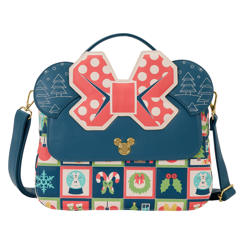 DISNEY - Mickey & Minnie "Holiday" - Sac bandoulière Loungefly