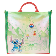 DISNEY - Lilo & Stitch "Holiday" - Tote Bag LoungeFly