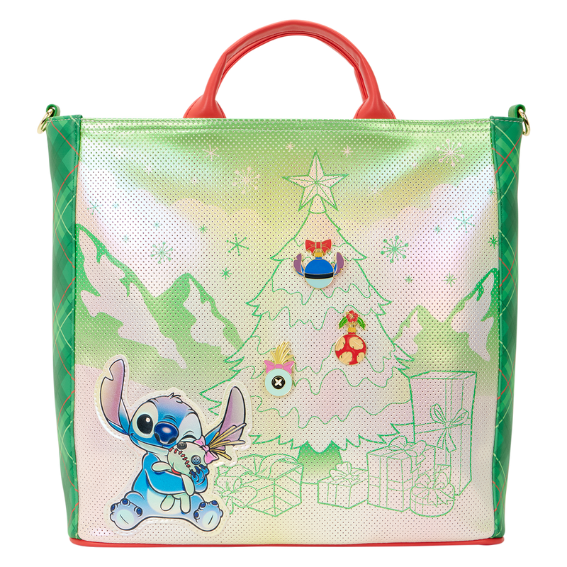 DISNEY - Lilo & Stitch "Holiday" - Tote Bag LoungeFly