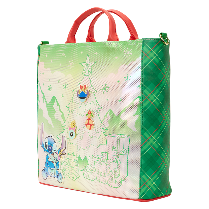 DISNEY - Lilo & Stitch "Holiday" - Tote Bag LoungeFly