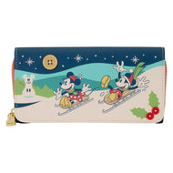 DISNEY - Mickey & Minnie "Holiday" - Portefeuille LoungeFly