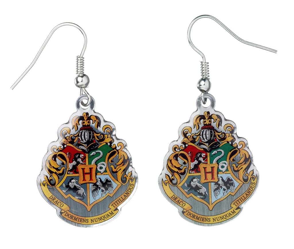 HARRY POTTER - Boucles d'oreilles Pendantes - Emblème Poudlard