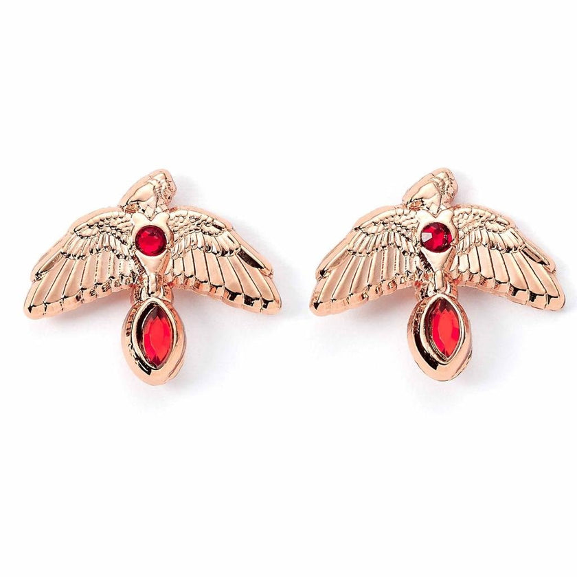 HARRY POTTER - Boucles d'Oreilles - Phénix Rose Gold
