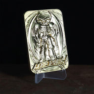 YU-GI-OH! - Summoned Skull - Carte en métal plaqué or collector