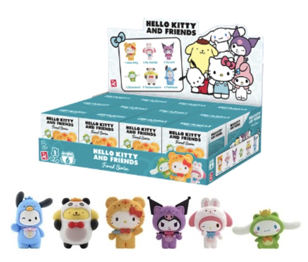 HELLO KITTY - Forest Friends Series -Assortiment 12 Fig. 3cm Blind Box