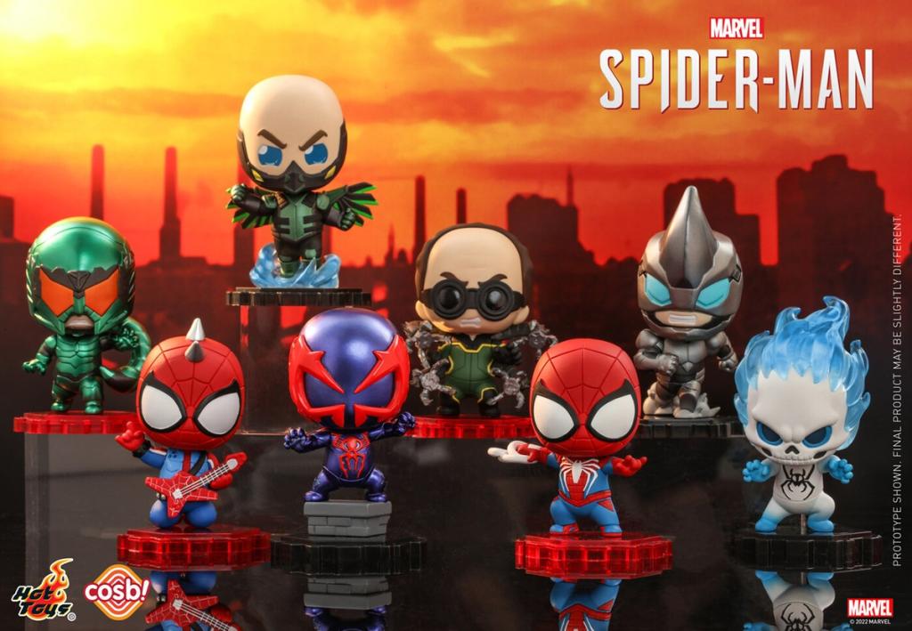 SPIDERMAN - Assort. 8 Figurines Cosbi 8cm BLIND BOX