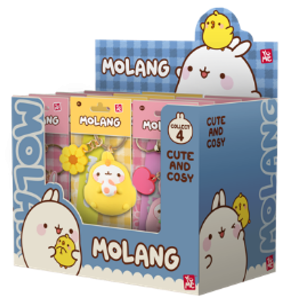 MOLANG - Animal Costume Series -Assortiment 9 Porte-Clés 5cm Blind Box