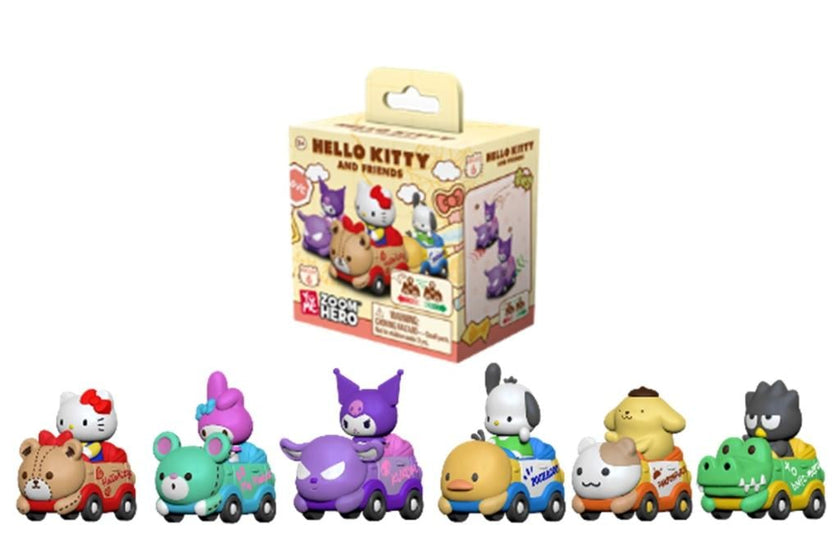 HELLO KITTY - Zoom Hero 1 - Assortiment 12 Figurines 5cm Blind Box