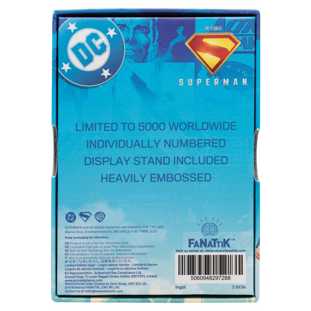 SUPERMAN 2025 - Last son of Krypton - Lingot Edition Limitée
