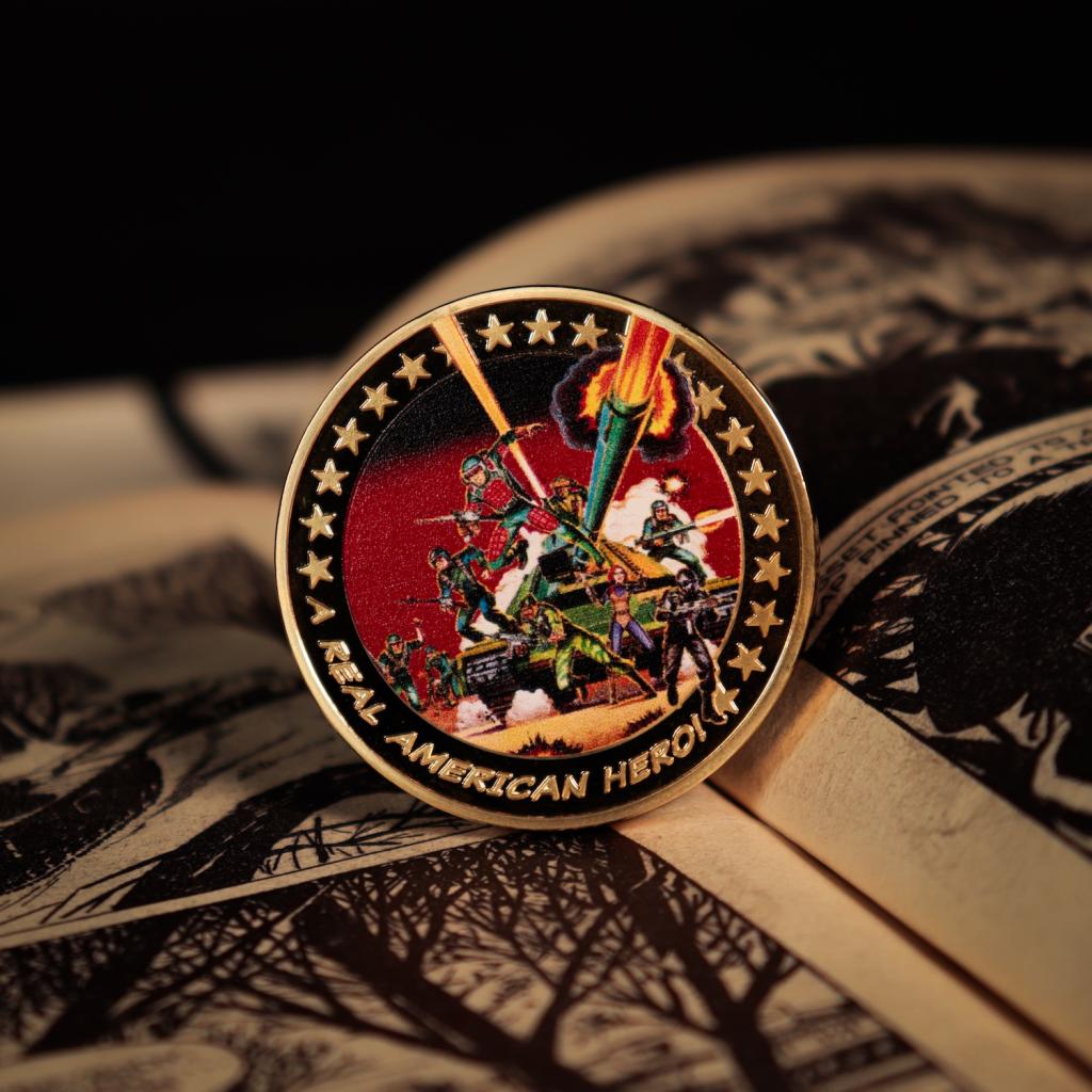 G.I. JOE - 60ans Anniversaire - Pièce Edition Limitée 24k Plaqué Or