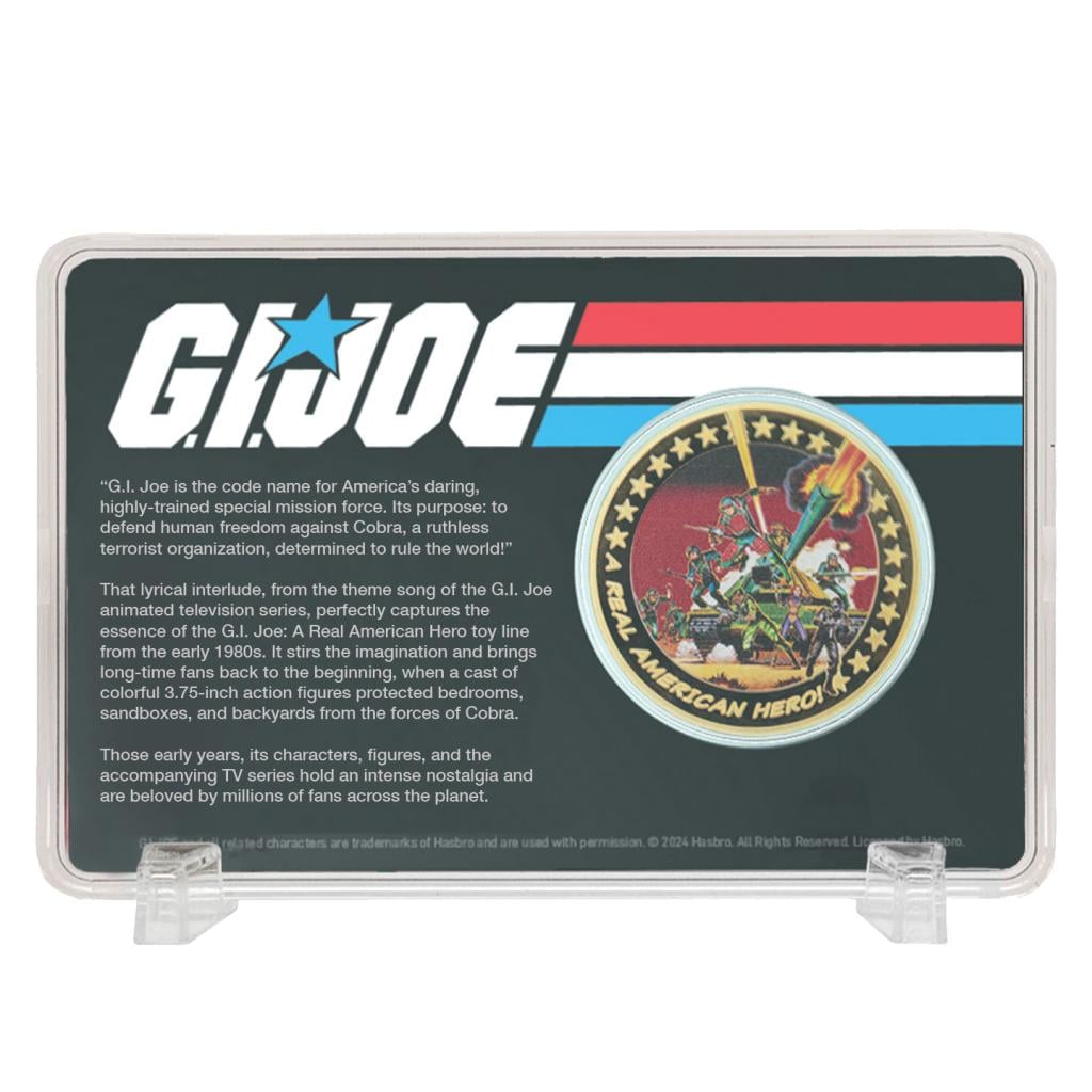 G.I. JOE - 60ans Anniversaire - Pièce Edition Limitée 24k Plaqué Or