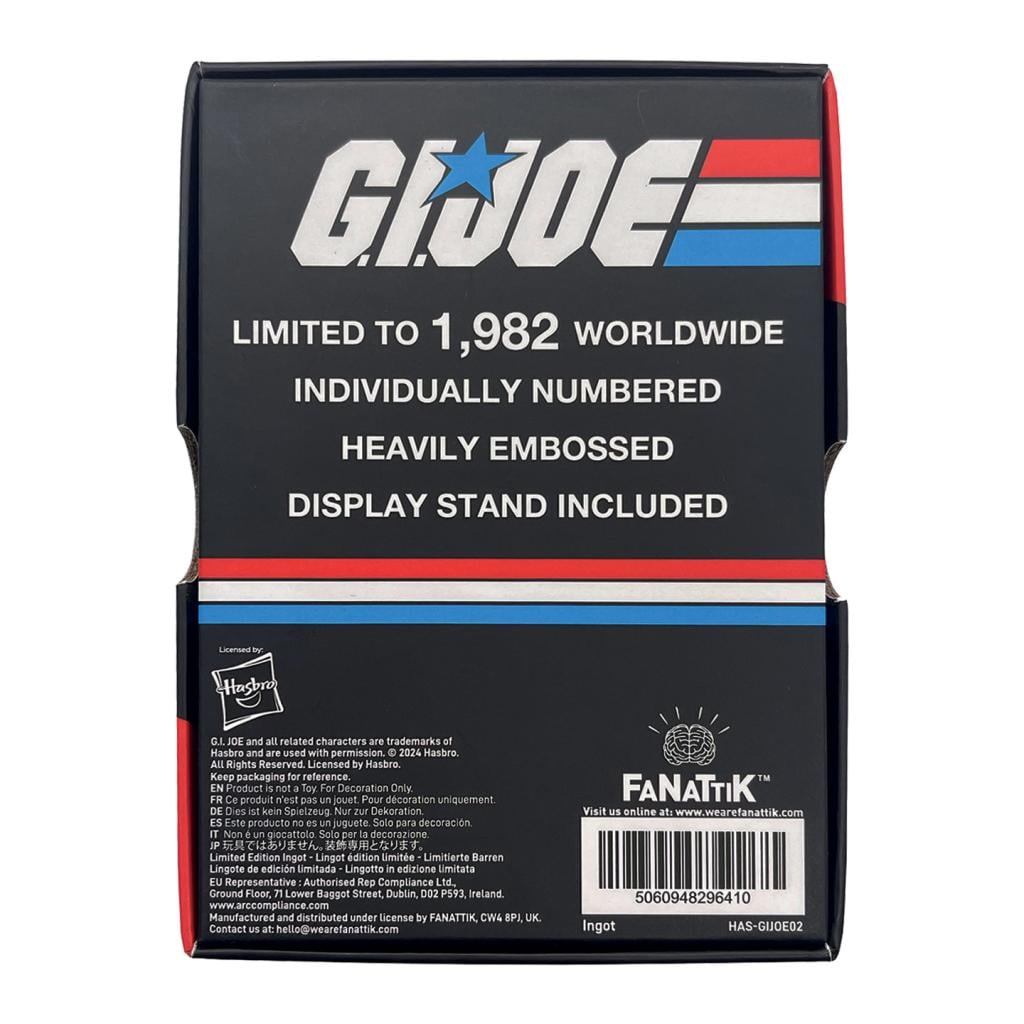 G.I. JOE - 60ans Anniversaire - Lingot Edition Limitée