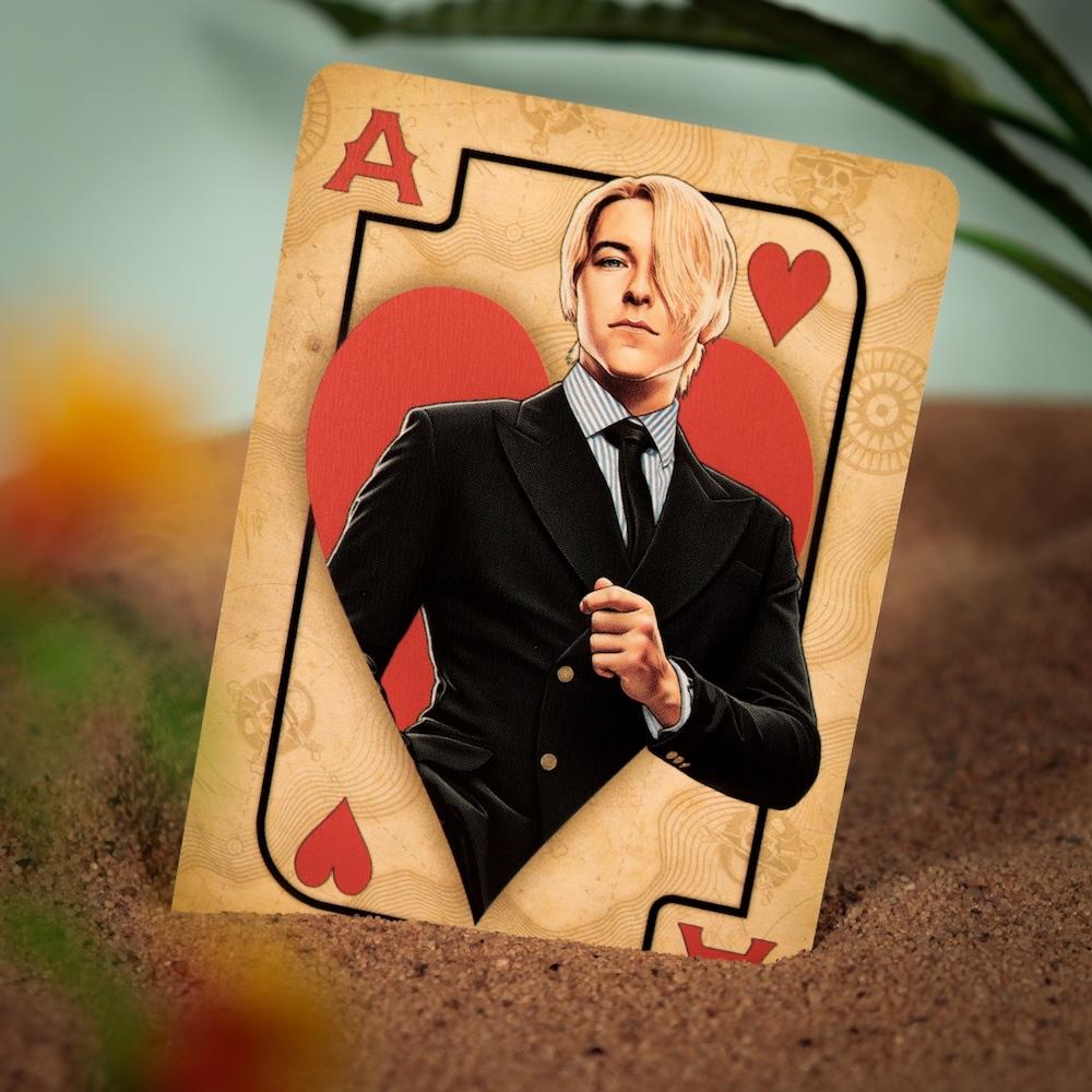 ONE PIECE NETFLIX - Jeu de cartes à jouer (52 cartes + 2 jokers)