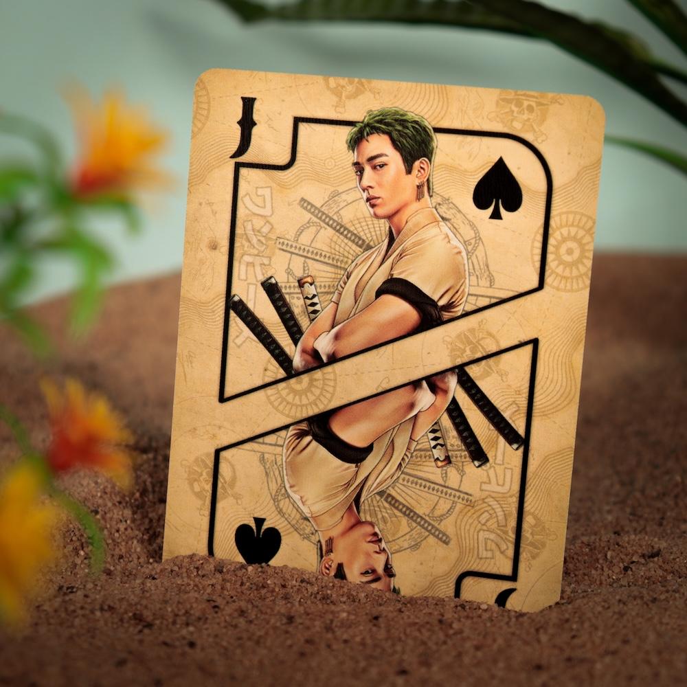 ONE PIECE NETFLIX - Jeu de cartes à jouer (52 cartes + 2 jokers)