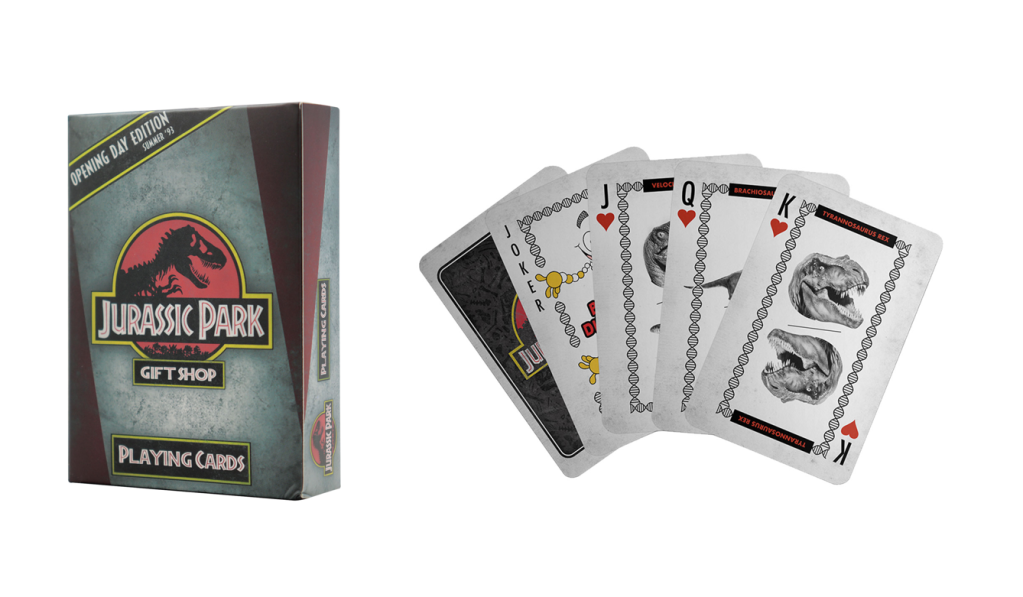 JURASSIC PARK - Jeu de cartes à jouer (52 cartes + 2 jokers)