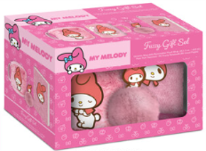 MY MELODY - Gift Set Fuzzy - Notebook + Mug 440ml + Porte-clé