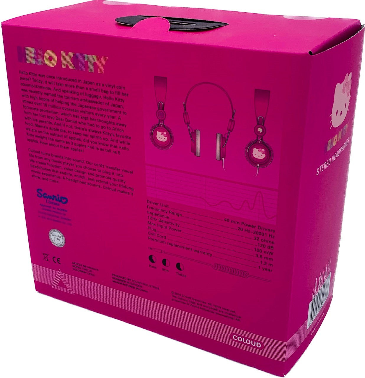 HELLO KITTY - Futura - Casque Stéréo