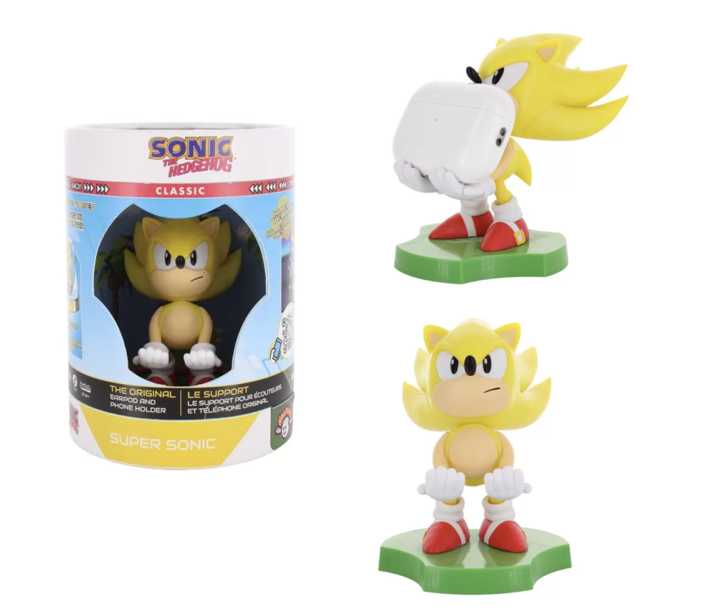 SONIC - Super Sonic - Support Manette & Portable 'Holdem' - 11cm