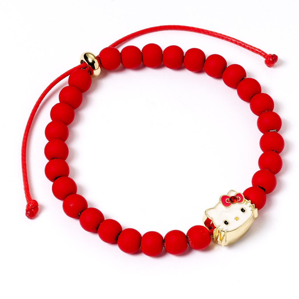 HELLO KITTY - Red - Bracelet à Perles