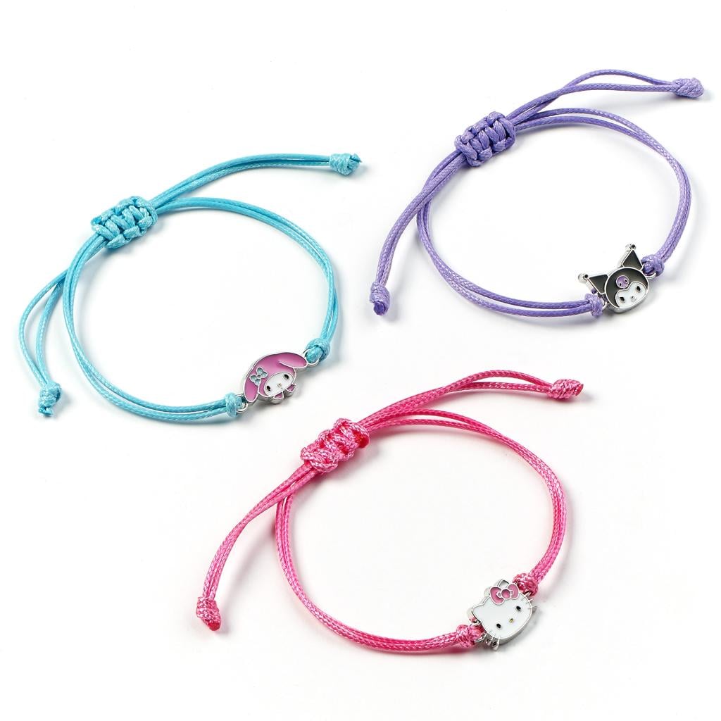 HELLO KITTY & Friends - Set de 3 Bracelets de l'Amitité