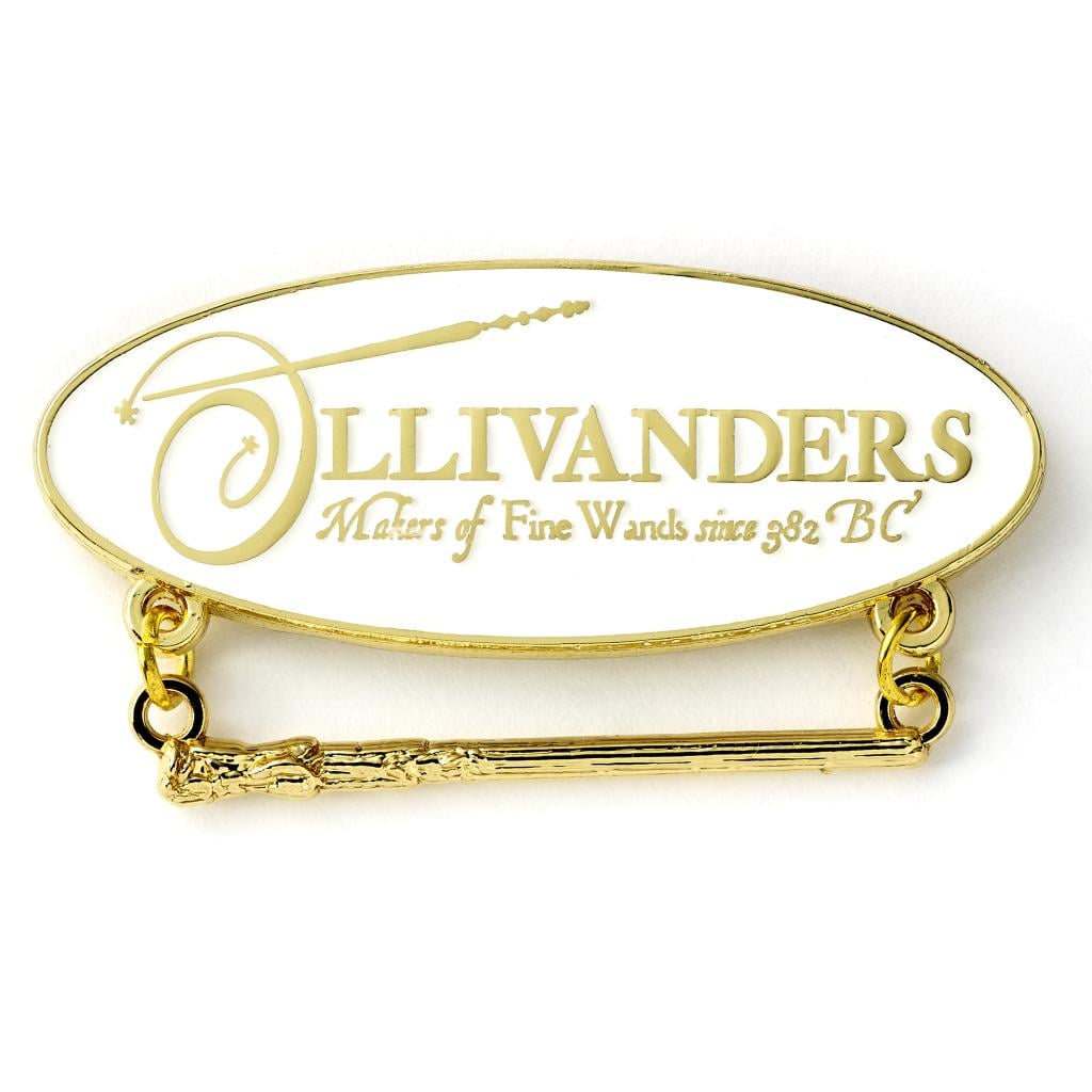 HARRY POTTER - Enseigne Olivanders - Carte de Voeux avec Pin's