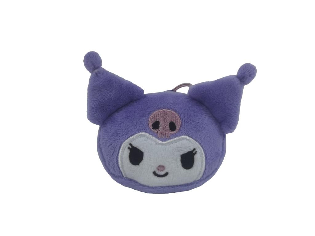 KUROMI - Head - Purple - Mini Porte-clés Peluche