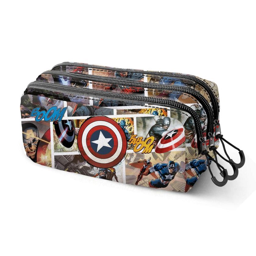 CAPTAIN AMERICA - Comics - Trousse Rectangulaire "Trick"