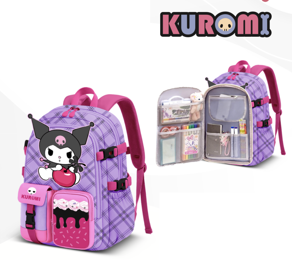 KUROMI - Cherry - Sac à Dos HARU - '40x27x15cm'