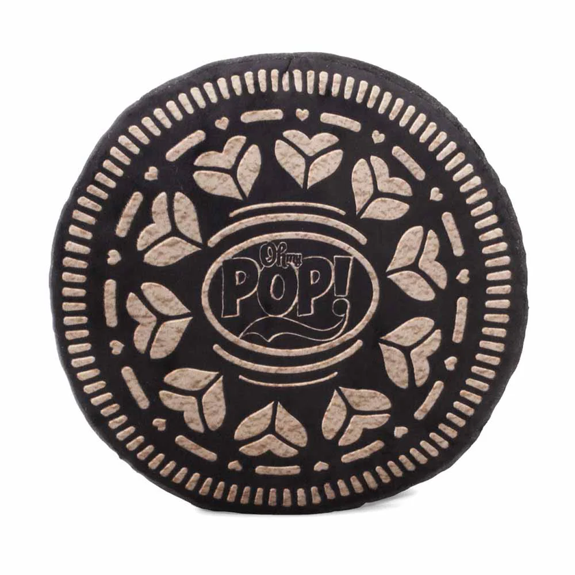OH MY POP! - Black Cookie - Coussin 3D