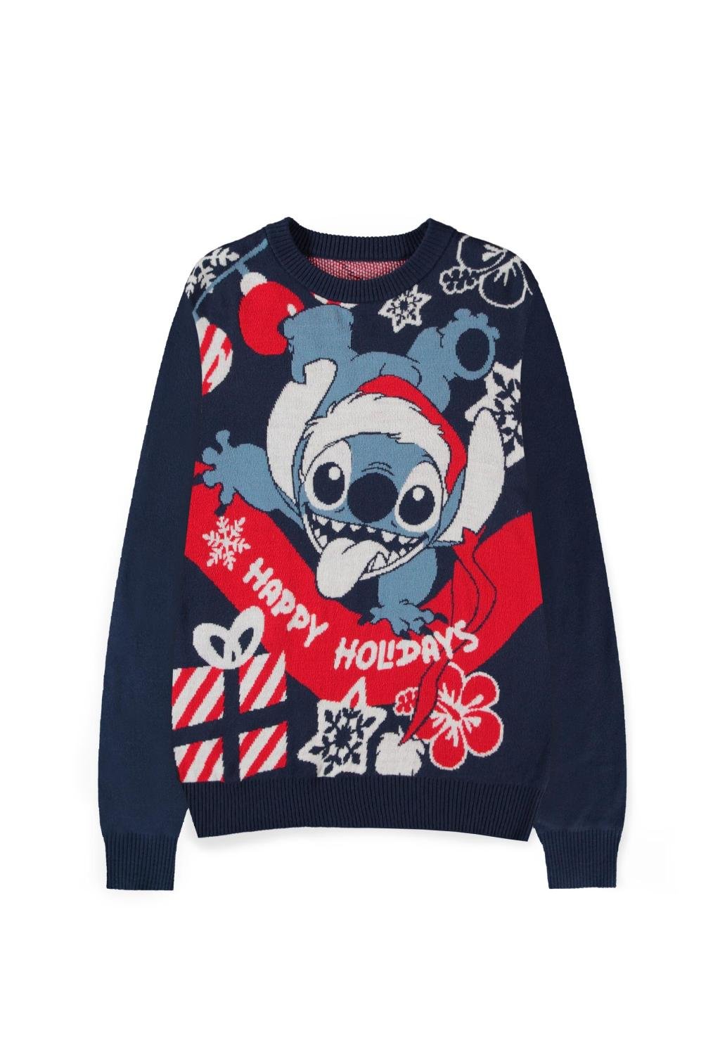 STITCH - Happy Holidays - Pull de Noël (XS)
