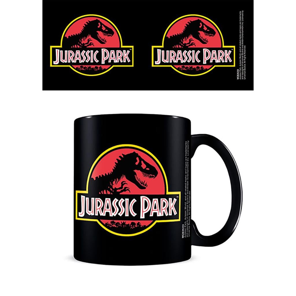 JURASSIC PARK - Logo - Black Pod Mug 325ml