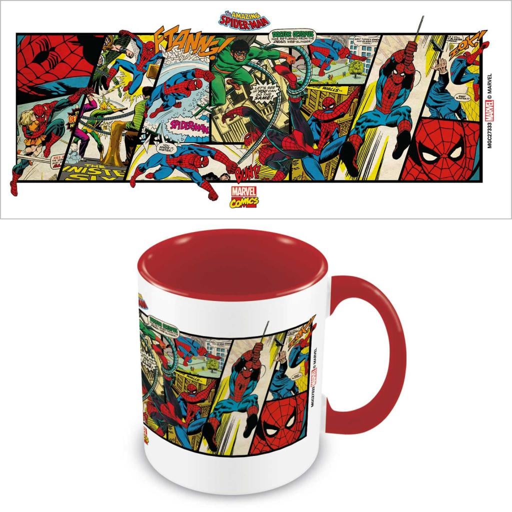 SPIDERMAN - Comics - Mug Intérieur Coloré 325ml