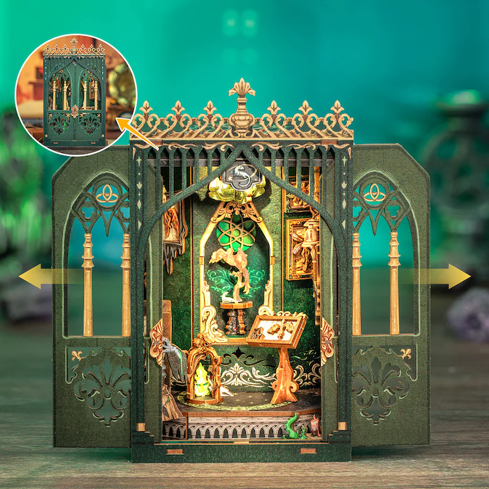 MINIATURE HOUSE - DIY - Herbier des Ténèbres - 90pc + Eclairage LED