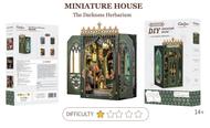 MINIATURE HOUSE - DIY - Herbier des Ténèbres - 90pc + Eclairage LED