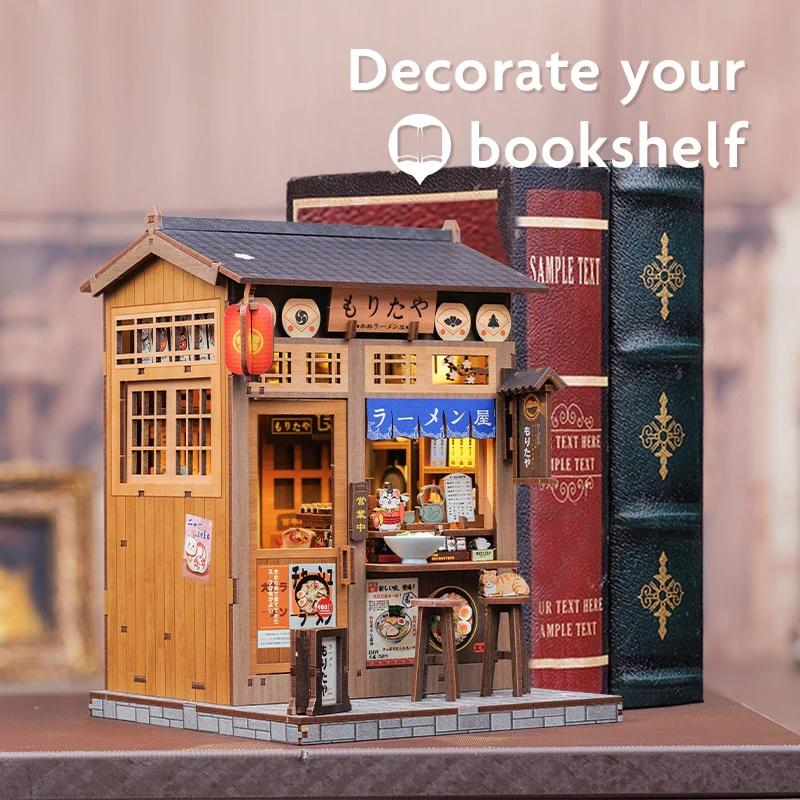 MINIATURE HOUSE - DIY- Morita-Ya - 240pc + Eclairage LED